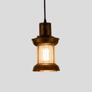 Axyaa Vintage Glass Pendant Lamp for Dining Room & Cafe