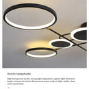 Axyaa Modern LED Dimmable Ceiling Chandeliers for Home Decor Lighting