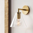 Axyaa Modern Nordic Designer Glass Wall Lamps for Bedroom and Artistic Home Decor