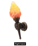 Axyaa Torch Hand Wall Lamp Outdoor Light for Garden Porch Living Room Café