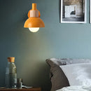 Axyaa Nordic Wooden Wall Light Bedside Lamp for Home Kitchen Aisel Restaurant Stairs
