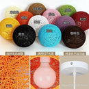 Axyaa Hemp Ball Chandelier: Modern Spherical Lights for Living Room, Dining Room, Kids' Decor