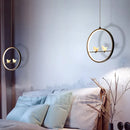 Axya White Angel Pendant Light - Modern Art Restaurant Hanging Lamp