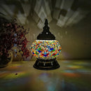 Axyaa Hand-inlaid Glass Mosaic Turkish Night Lamp for Bedroom Living Room