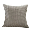Axyaa Corduroy Cushion Cover 45x45cm Soft Home Decor Pillow for Sofa and Car