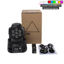 Axyaa LED Moving Head Light 7X12W RGBW / 7x18W RGBWA+UV for Stage & Party
