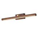 Axyaa Wood and Copper LED Rotatable Wall Lamp for Nordic Modern Home Décor