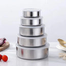 Axyaa Stainless Steel Sealed Food Bowl Set for Fresh Storage & Portability