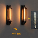 Axyaa Vintage Industrial Wall Sconce Lamp 8W LED Bedside Light