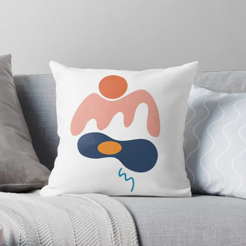 Velvet Matisse Pillow Cover 18x18 Inch for Home and Car Decor - Axyaa