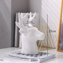 Axyaa Deer Head Ceramic Vase: Animal Head Simulation, Home Decor Craft, Flower Arrangement