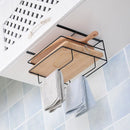 Axyaa Wall Mounted Towel Rack | Multi-use Hanging Organizer for Kitchen Tools