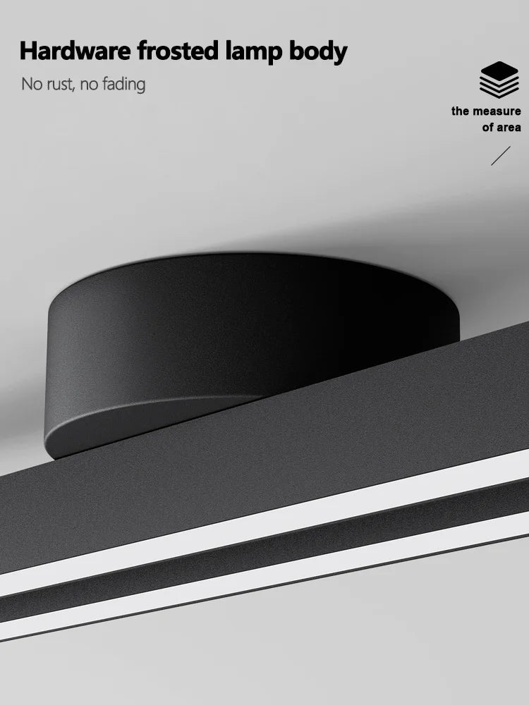 Axyaa Ceiling Lamp: Minimalist Long Aisle Hallway Balcony Cloakroom Light