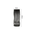 Axyaa Clear Glass Vase: Stylish Cylinder for Hydroponic Flowers and Home Decor