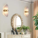 Axyaa Elegant Crystal Wall Lamp for Bedroom Living Room Staircase Aisle Hotel Lighting