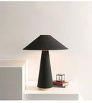 Axyaa Nordic Fabric Table Lamp with LED Bulb, Modern Design