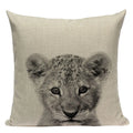 Axyaa Animal Print Cushion Covers - High Quality Decorative Pillows for Sofa