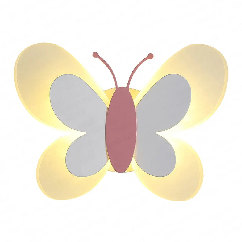 Axya Butterfly Girl Room Lamp - Cartoon Children's Creative Energy-Saving Lighting