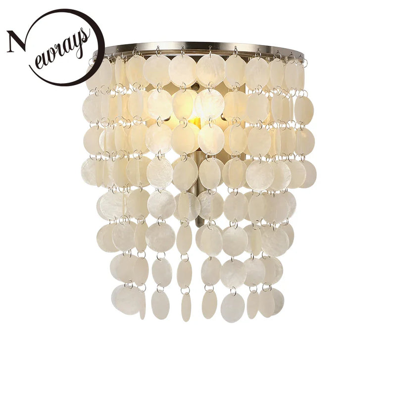 Axyaa Seashell LED Wall Lamp for Home Decor & Lighting