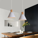 Axya Nordic Wood Pendant Lights Vintage Modern LED Hanging Lamp