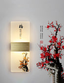 Axyaa Japanese Modern Minimalist Square LED Wall Lamp for Hotel Restaurant Corridor