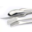 Axyaa 18/10 Stainless Steel Flatware Set - Knife Fork Spoon Cutlery Tableware