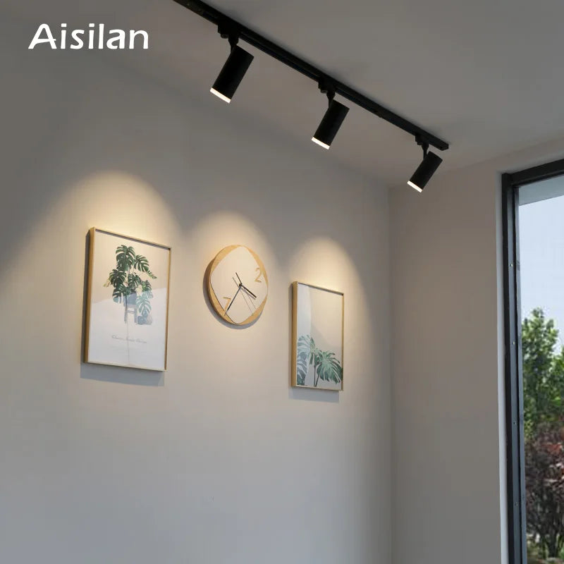 Axyaa 7W COB LED Track Light for Art Exhibition and Picture Show