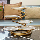 Axya Metal Multi-layer Fruit Bowl for Elegant Fruit Display