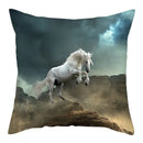 Axyaa Galloping Horse Cushion Cover 45X45CM for Bedroom Sofa Chair