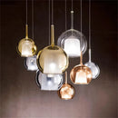Axyaa Penta Glo Glass Bubble Pendant Light for Dining Bar Kitchen