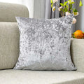 Axyaa Ice Velvet Cushion Cover 45*45 Grey Home Decor Sofa Housse De Coussin