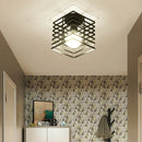 Axyaa Industrial Cage Ceiling Light for Living Room Kitchen Loft Decor.