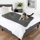 Axyaa Waterproof Pet Blanket: Soft Plush Reversible Cover for Bed & Couch