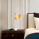Axyaa Modern Metal Table Lamps for Hotel Front Desk & Bedroom Décor