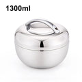 Axyaa Double Wall Vacuum Thermal Lunch Box: Stainless Steel, Insulated, Bento Container