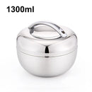 Axyaa Double Wall Vacuum Thermal Lunch Box: Stainless Steel, Insulated, Bento Container