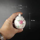 Axya Ceramic Tea Cans: Elegant Kitchen & Desktop Storage Jars for Condiments, Candy, Fruit.