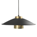 Axyaa Metal Pendant Light with Replaceable E27 Bulb for Dining, Bar, and Cafe