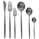 Axyaa 24/36Pcs Stainless Steel Flatware Cutlery Set Silverware Kitchen Tableware