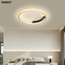 Axya Round Square Gold LED Chandeliers for Modern Living Room Lighting