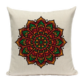 Bohemian Linen Cushion Cover 45x45 for Sofa - Axyaa Brand Home Decor