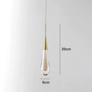Axyaa Crystal Glass LED Pendant Light for Restaurant, Bar, and Staircase Lamps.