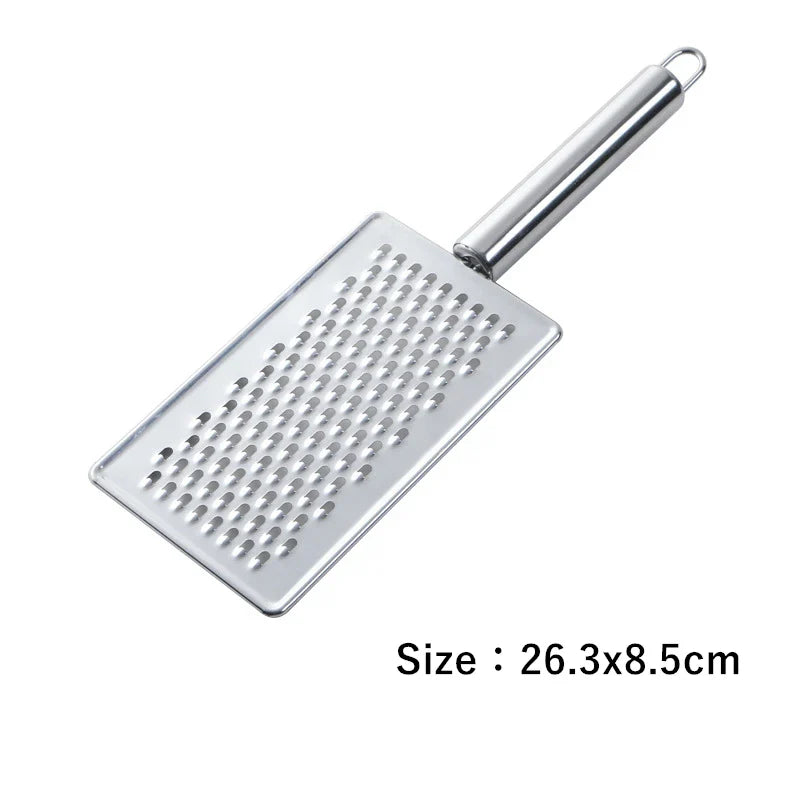 Axyaa Stainless Steel Grater Peeler Slicer Crusher Kitchen Gadget
