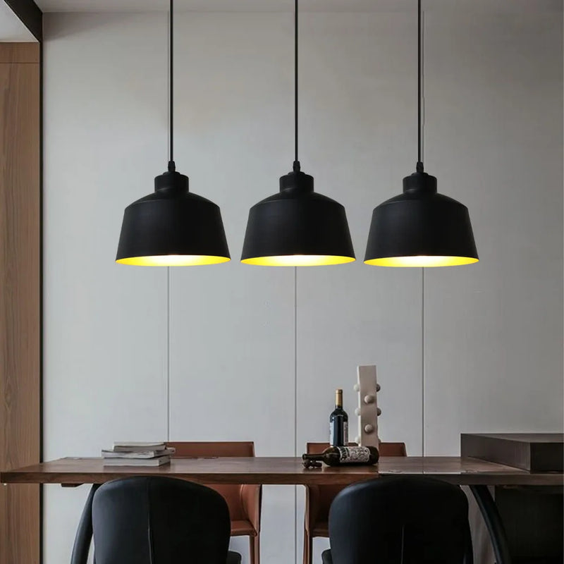 Axyaa 3 Pendant Lighting for Dining Table & Kitchen Island, Nordic Loft Design