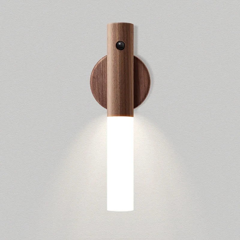 Axyaa LED Night Light Sensor Wireless USB Wall Lamp