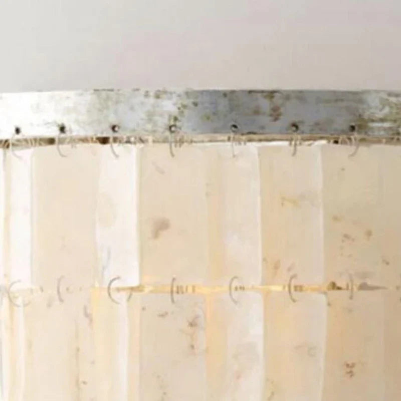 Axyaa Shell Wall Sconces: Retro Silver Bedroom Lighting for Nordic Home