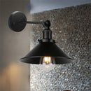 Axyaa Industrial Metal Wheel Wall Sconce - Vintage Loft Bedside Light