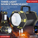 Axya LED Camping Work Light: Rechargeable Searchlight Spotlight