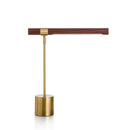 Axyaa Nordic Wood LED Table Lamp for Living Room, Warm White Light