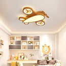 Axyaa Nordic Airplane Ceiling Lamp Iron Sconces with Remote Control